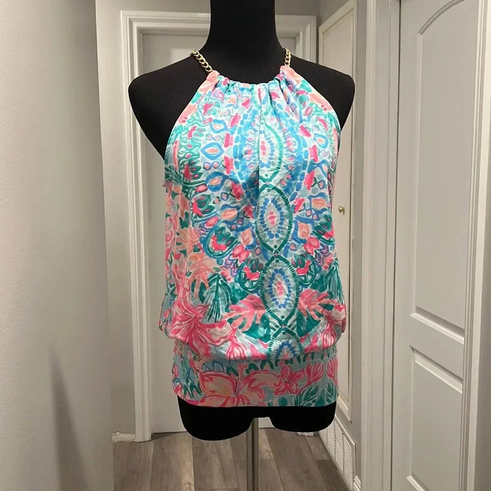 Lilly Pulitzer Bowen Halter Top